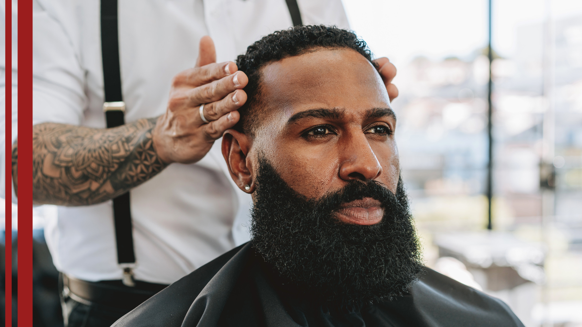 marekting-clients-new A client gets his hair cut at a new shop, a space he found online after the shop tried cost effective marketing strategies for small businesses.